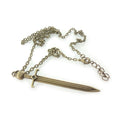 Luminous Glowing Bronze Necklace Pendant – Glow In The Dark Sword
