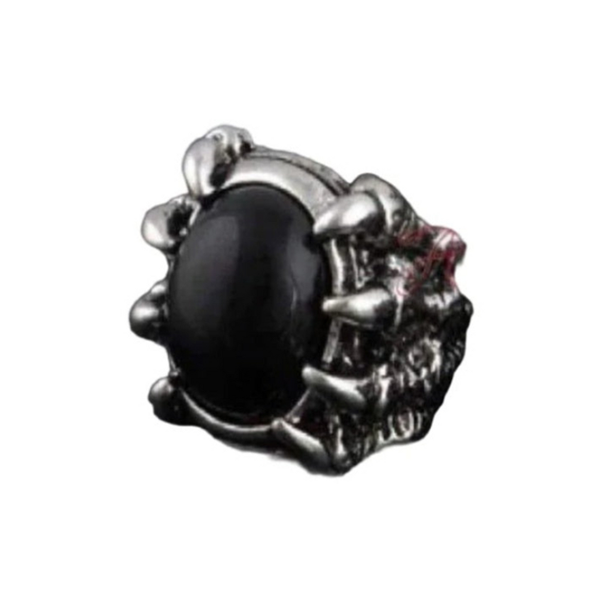 Men's Red Black Skull Dragon Claw Ring Size 8-11 – Black 8(US) / P-1/2(Aus) / 57mm Circum., Black 11(US)