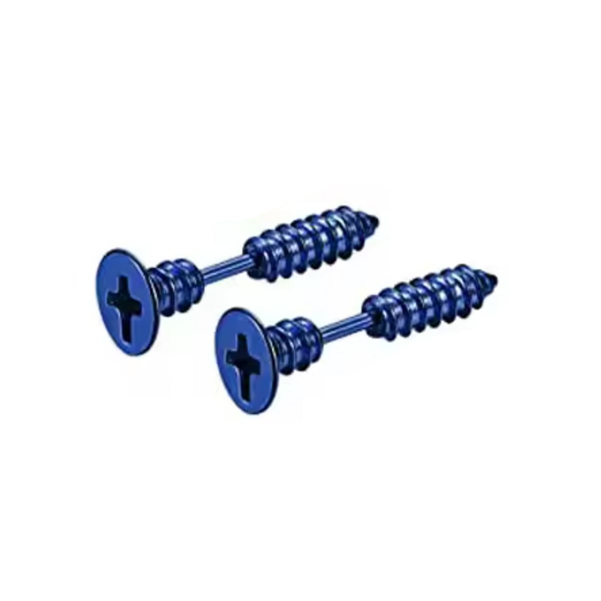 Punk Stainless Steel Stud Screw Earrings – Colour Changing