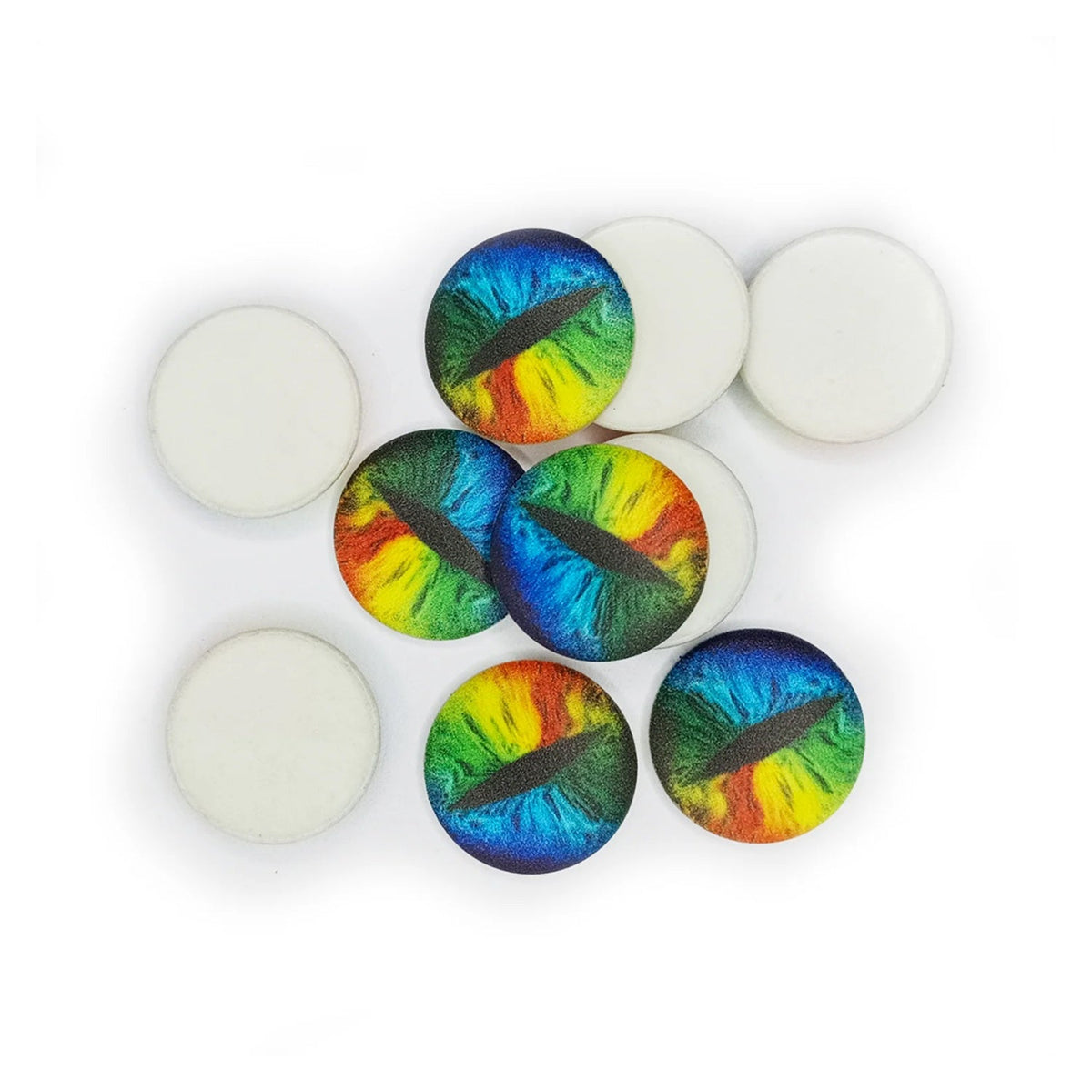 10pcs Glass or Resin Eye Cabochon Thin Pupil Slit Dragon & Cat Eye – Resin 14mm