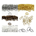 3000pcs Mix Colour 4mm-10mm Double Loop Jump Rings
