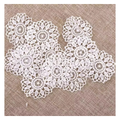 White Net Lace Trim Embroidered Ribbon 30-75mm – 45mm Round Flower / 10pcs, 45mm Round Flower / 30pcs, 30mm Flower / 10pcs, 30mm Flower / 30pcs, 55mm Heart / 10pcs, 55mm Heart / 30pcs, 55mm Heart Flower / 10pcs, 55mm Heart Flower / 30pcs, 55mm Heart