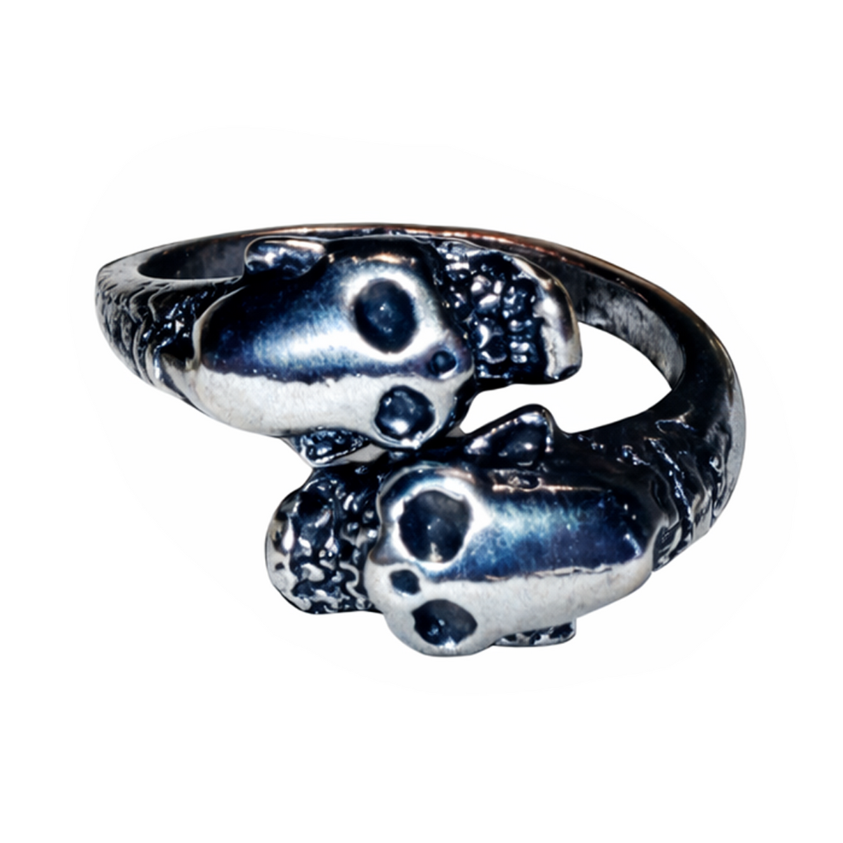 Skeleton Hand Ring Punk Skull Jewellery – Silver Skulls Size 9+ U.S. Adjustable