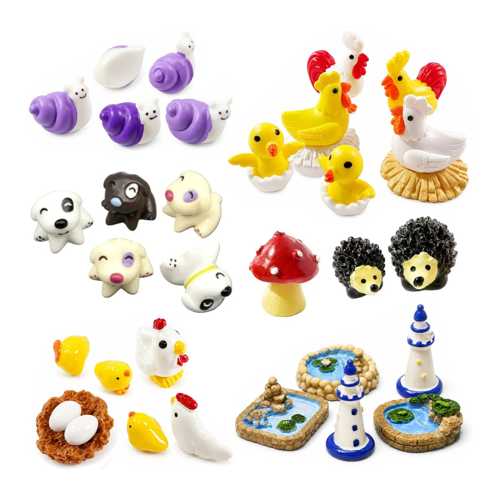 Mini Fairy Garden Figurines Set
