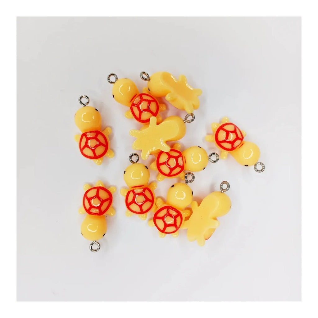 Tortoise Turtle Resin Charms 27mm Keychain Pendant