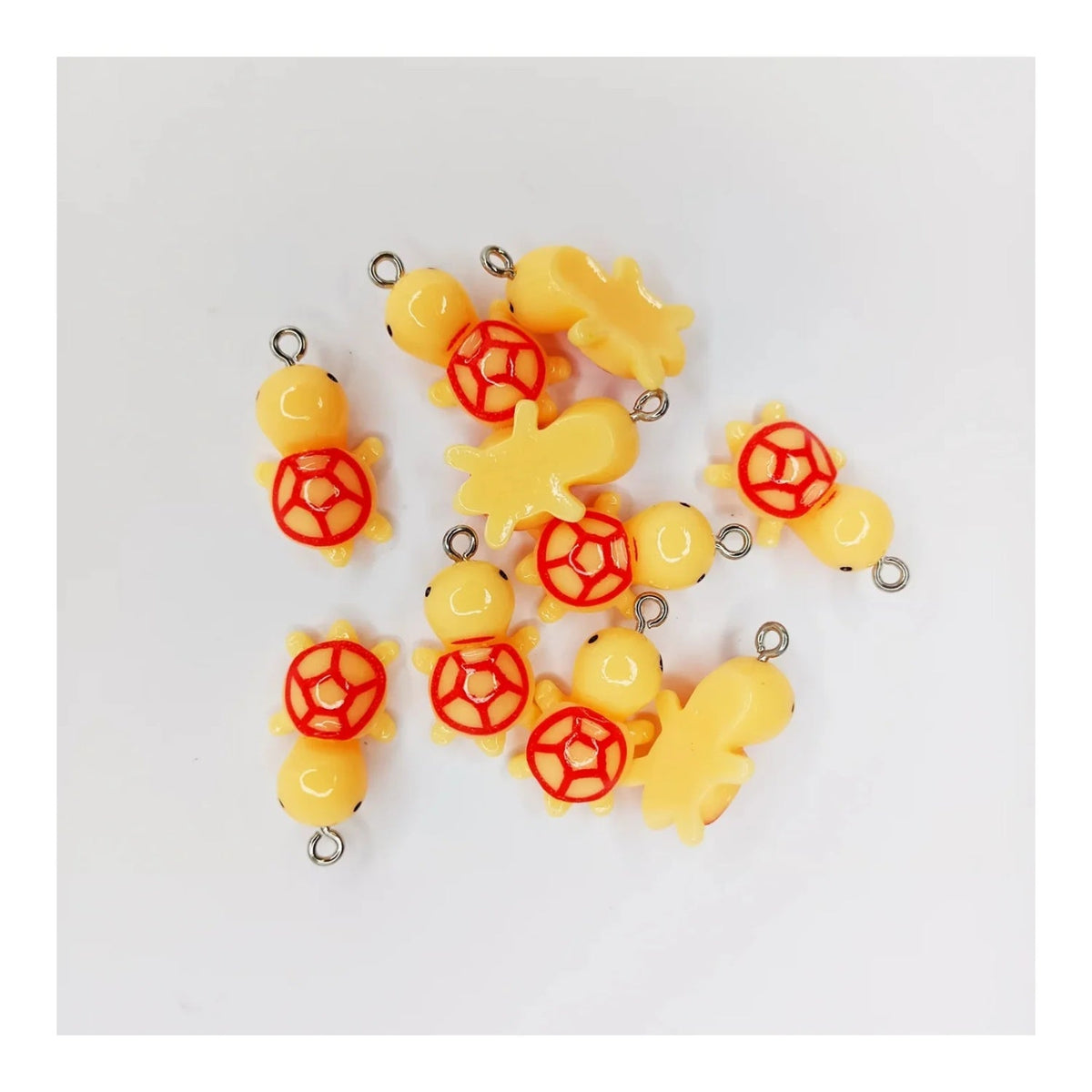 Tortoise Turtle Resin Charms 27mm Keychain Pendant