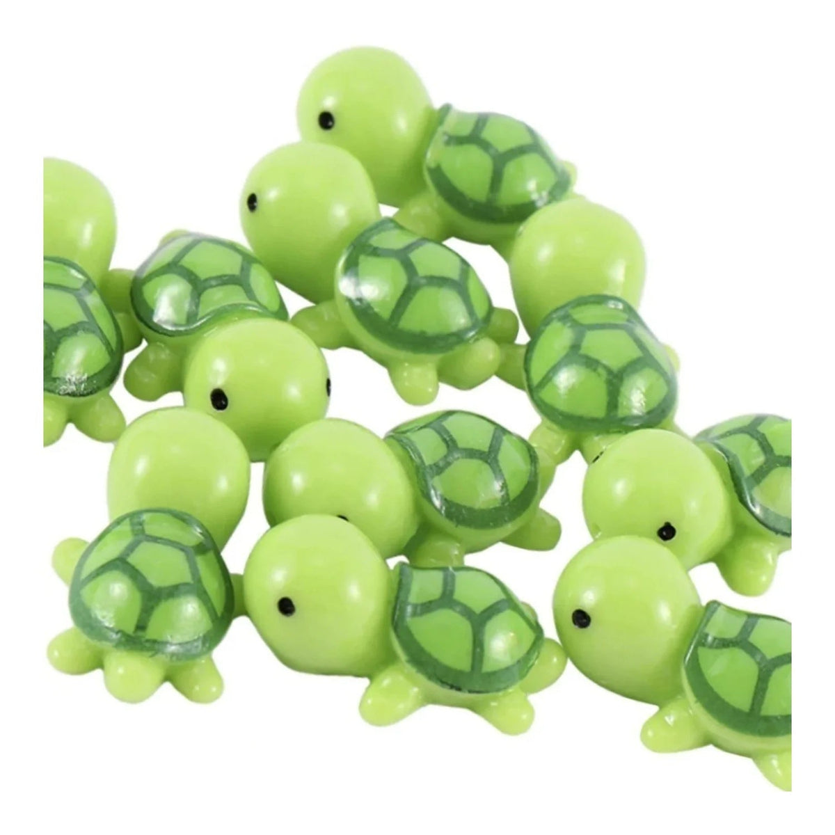 Miniature Garden Turtle & Duck Figurine Set