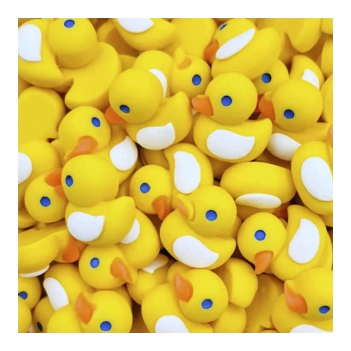 10 Miniature Glow-in-the-Dark Garden Ducks – Flatback Ducks