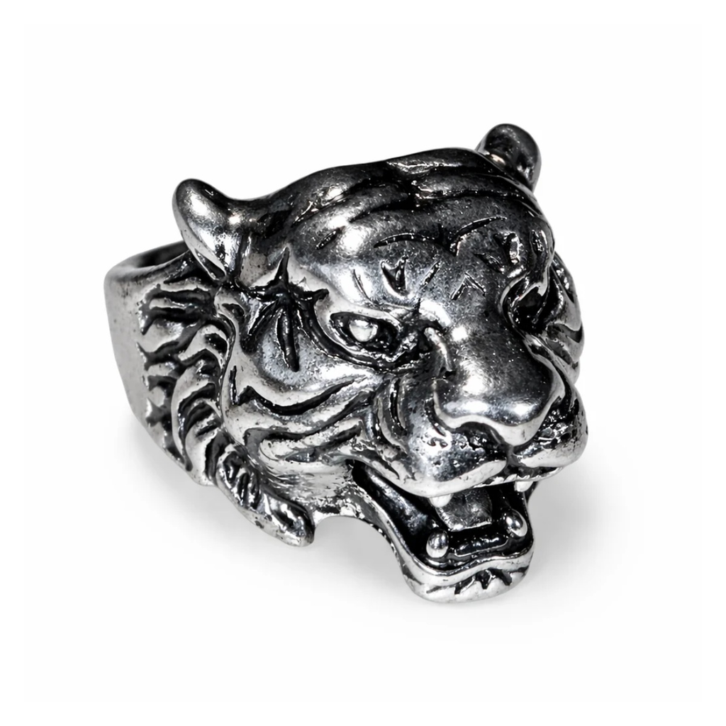 Dragon Goat Tiger Wolf Head Ring