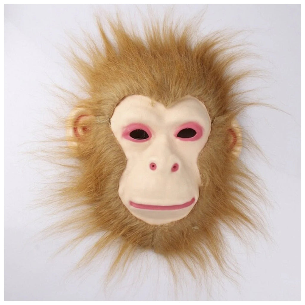 Ape Full Face Mask Monkey Fur Costume