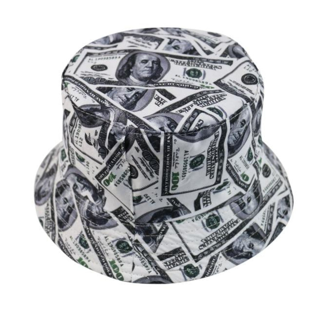 Bucket Hat with Cow Pattern and Colourful Checkerboard