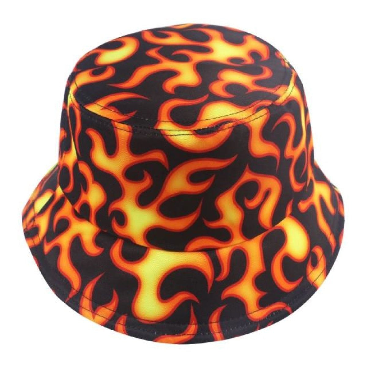Bucket Hat with Cow Pattern and Colourful Checkerboard