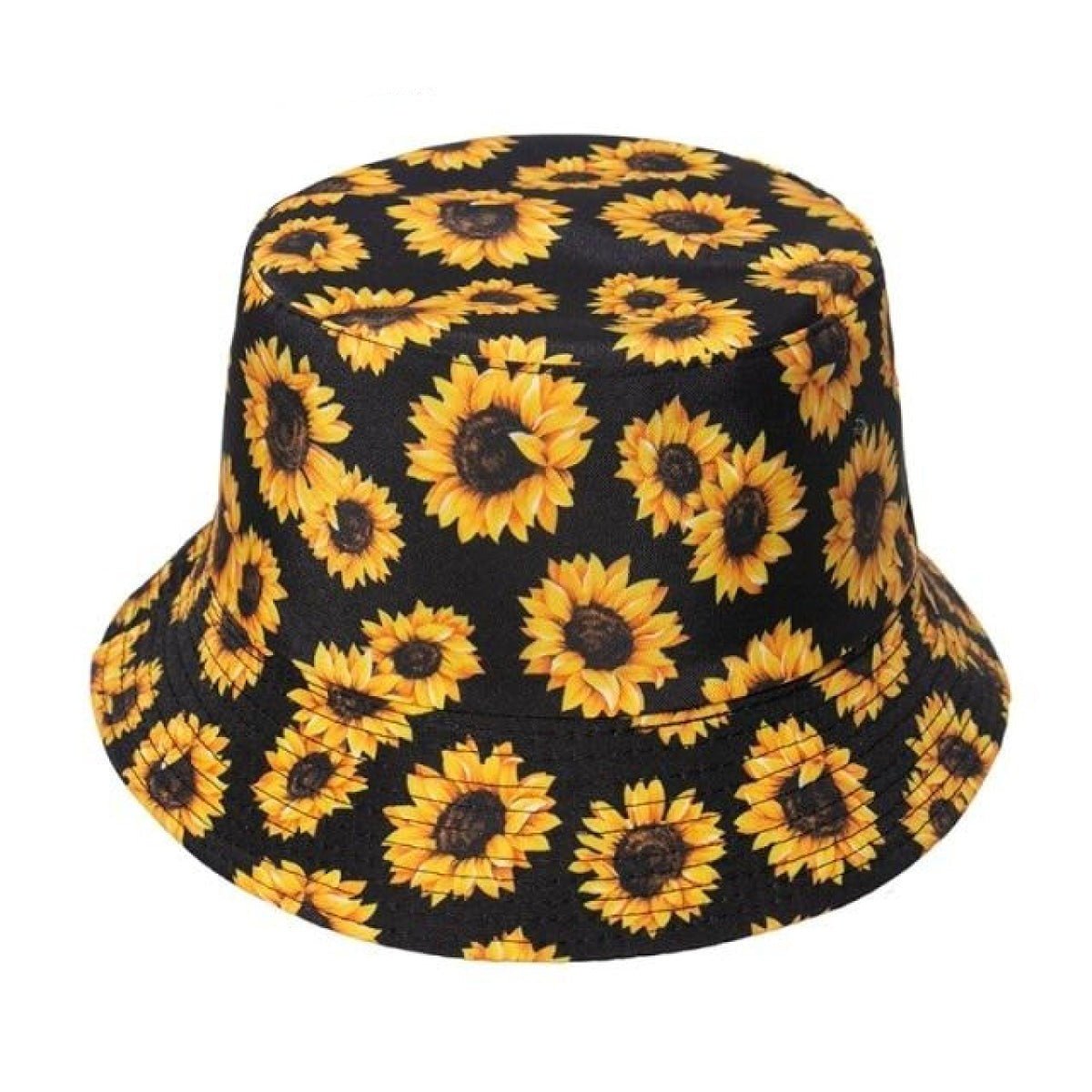 Bucket Hat with Cow Pattern and Colourful Checkerboard