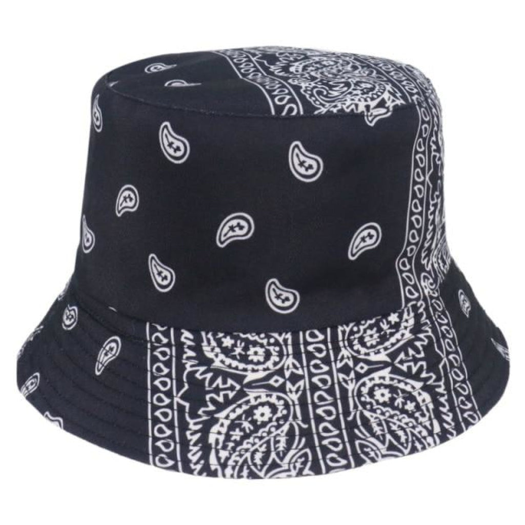 Bucket Hat with Cow Pattern and Colourful Checkerboard