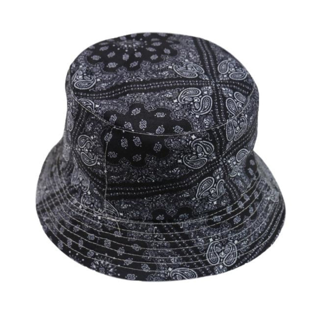 Bucket Hat with Cow Pattern and Colourful Checkerboard