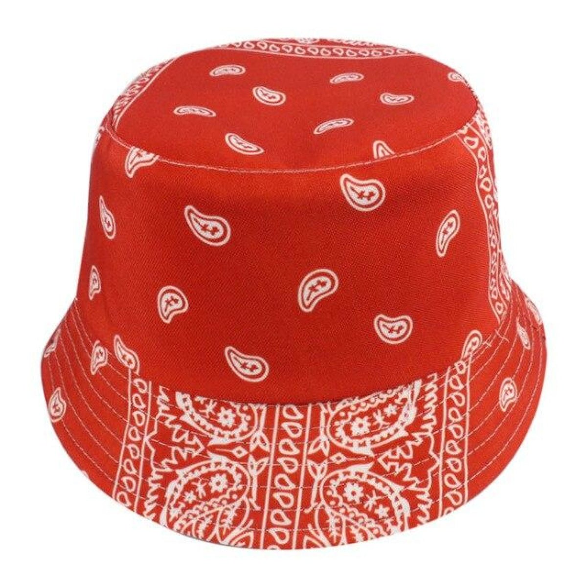 Bucket Hat with Cow Pattern and Colourful Checkerboard