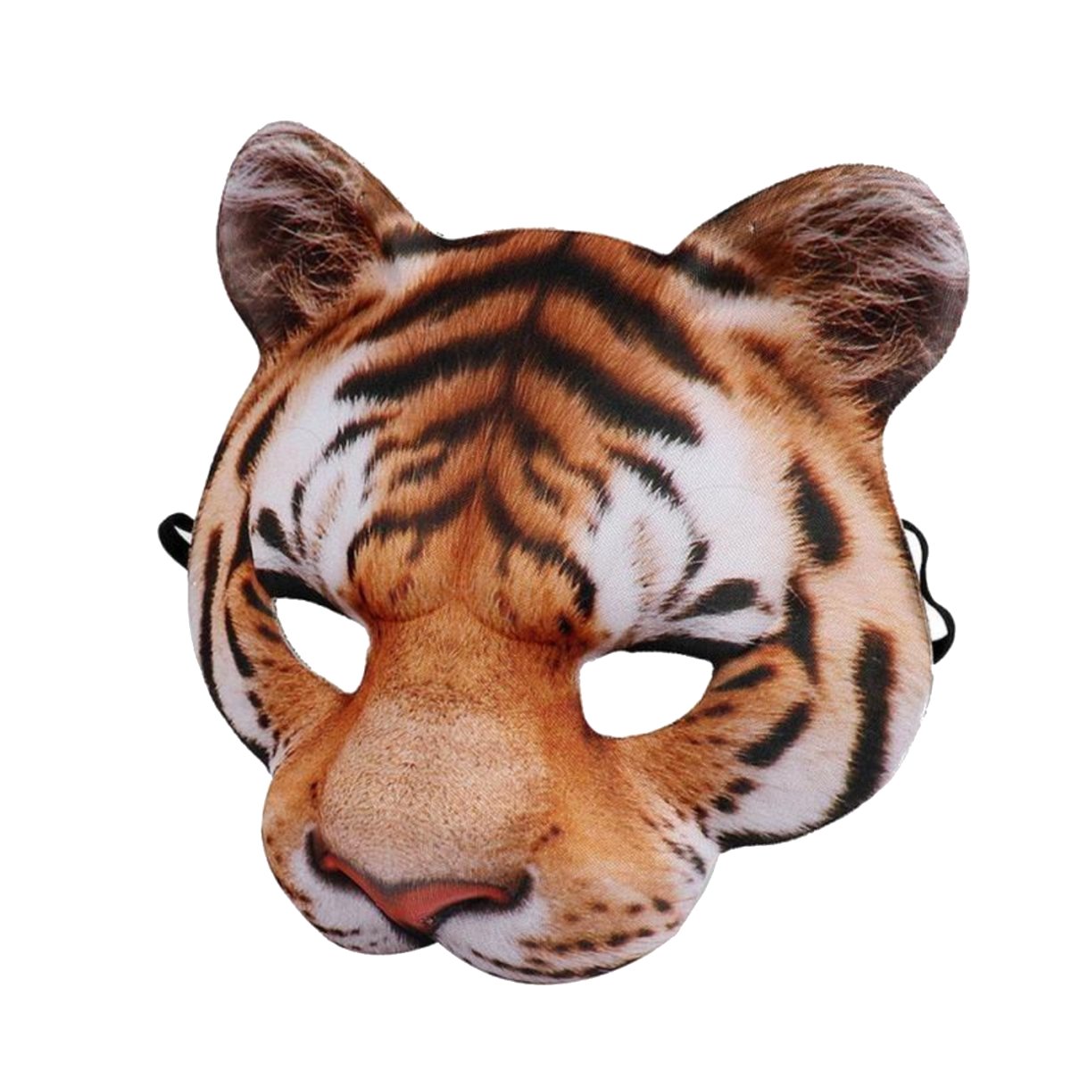 Kids Animal Half-Face Mask – Fox Pig Rabbit Tiger