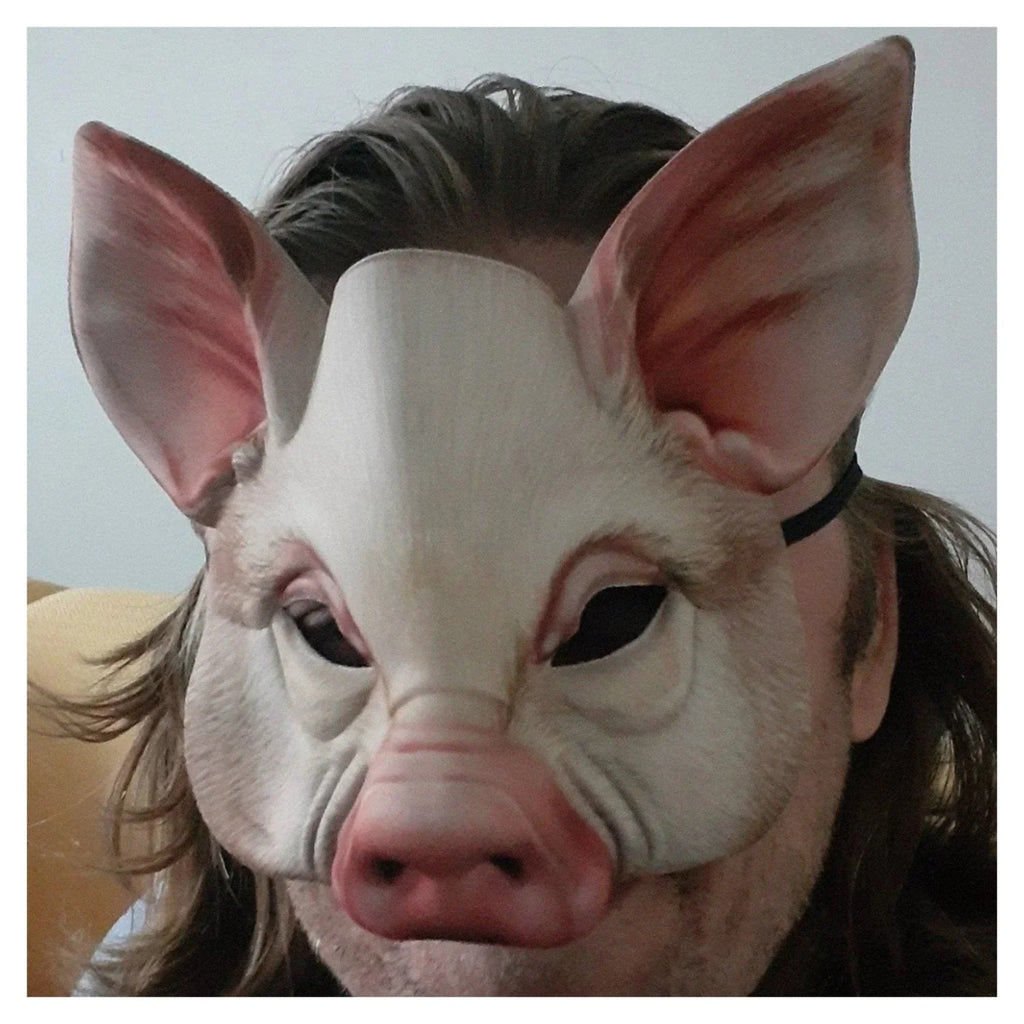 Kids Animal Half-Face Mask – Fox Pig Rabbit Tiger