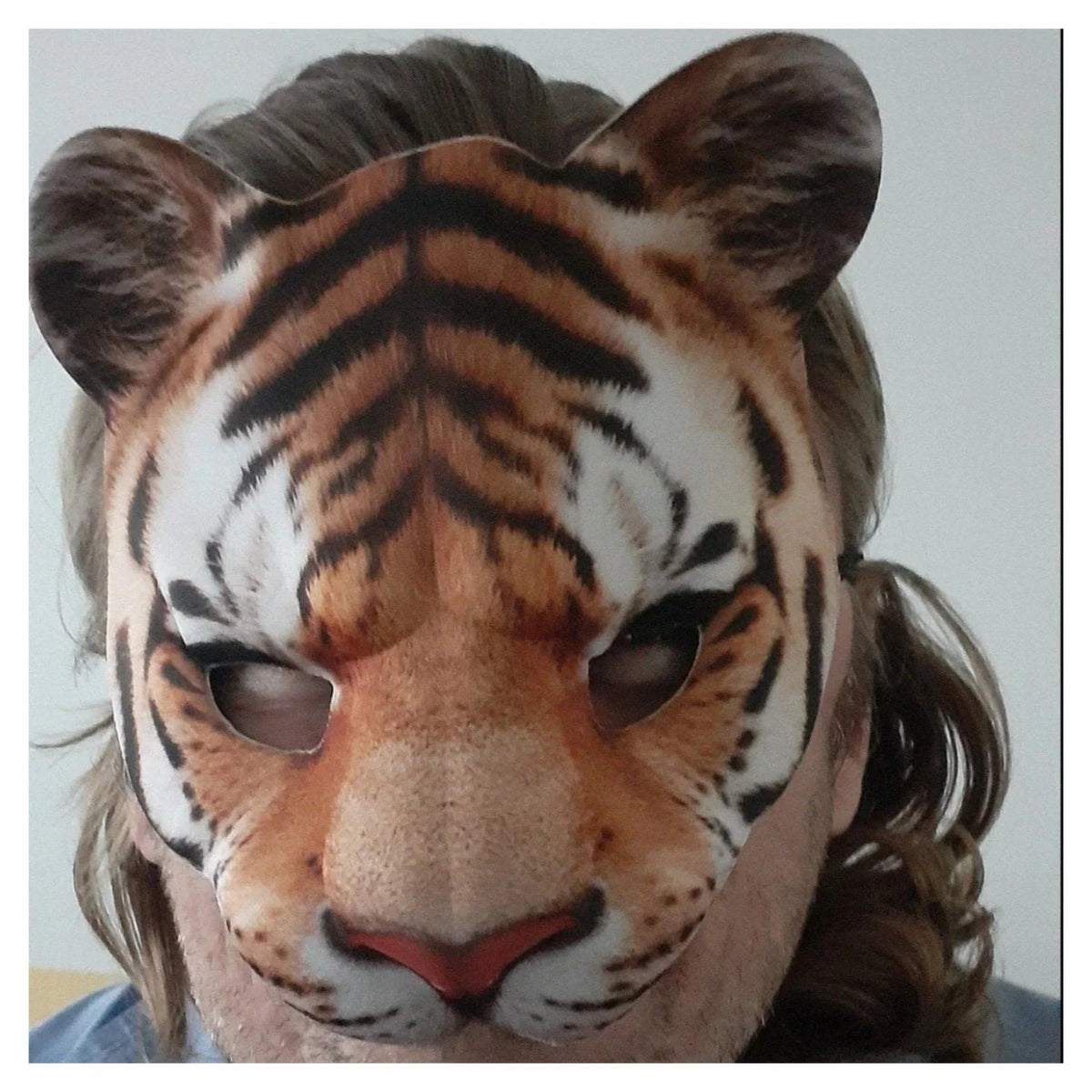 Kids Animal Half-Face Mask – Fox Pig Rabbit Tiger