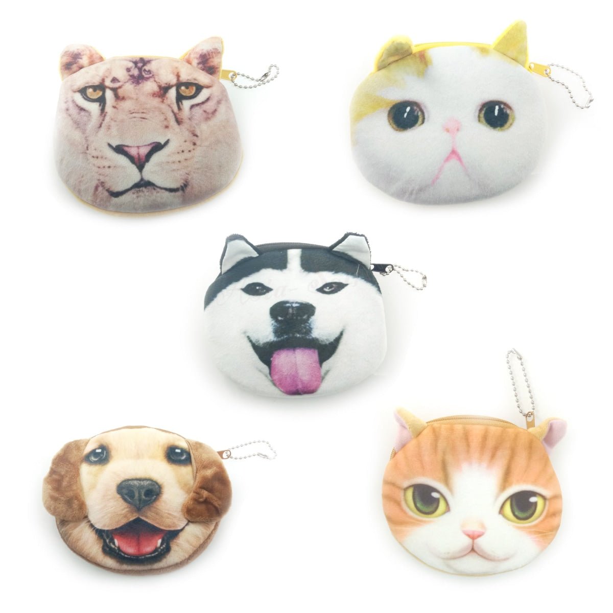 Animal Zipper Pouch Case 15cm