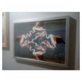 Eight Flamingos Art Flush Mount Wall Frame – A3