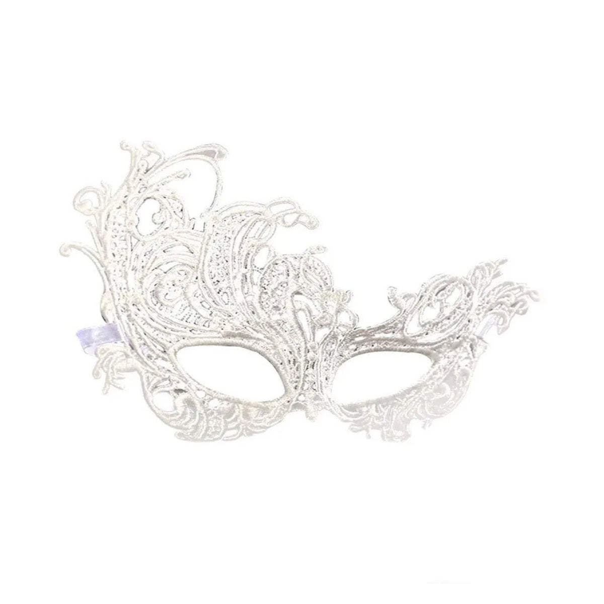 Sexy Lace Venetian Eye Mask – White
