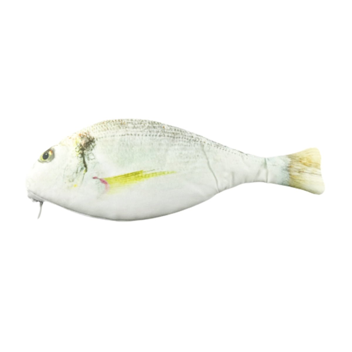 Fish Shape Pencil Case with Zipper – White Snapper