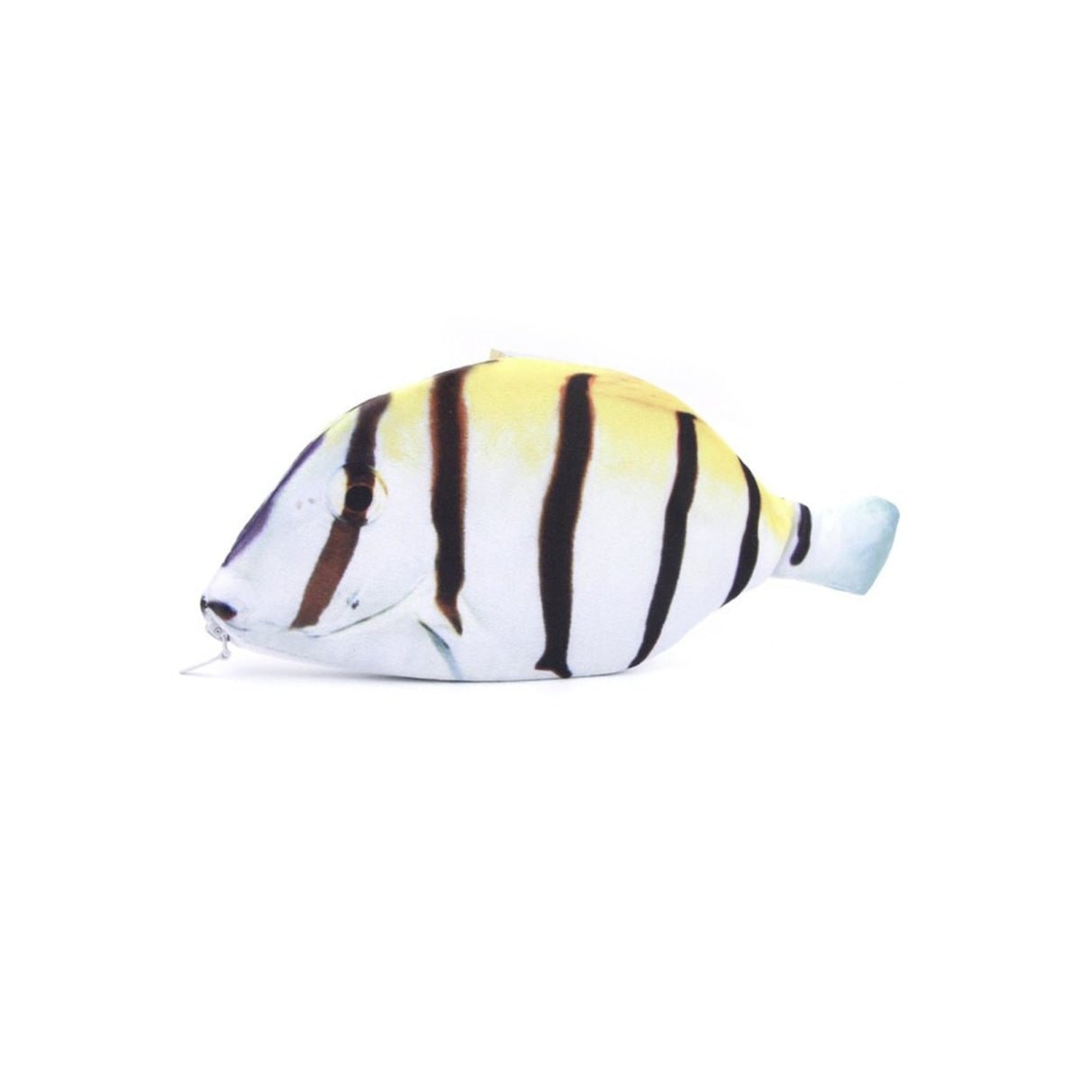 Fish Shape Pencil Case with Zipper – Sargeant Major - Striped