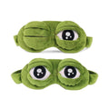 Frog Sleeping Mask Eyeshade with Eyes Cover 3D Eye Mask Sleeping Funny Eye Masks - - Asia Sell