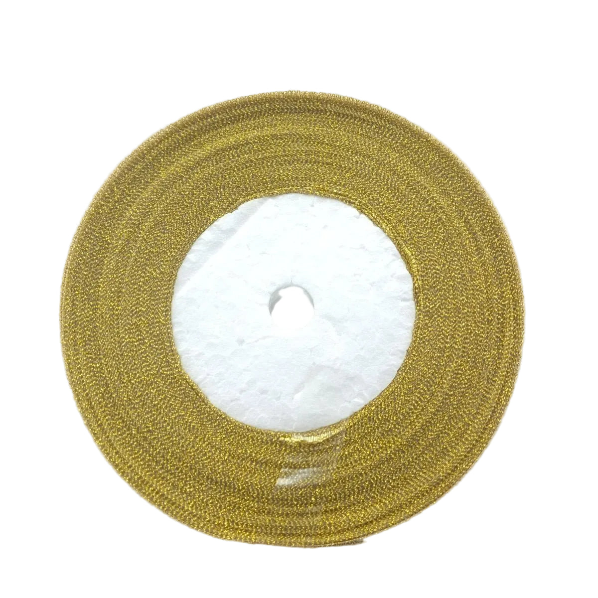 Gold 15mm Metallic Ribbon 22m