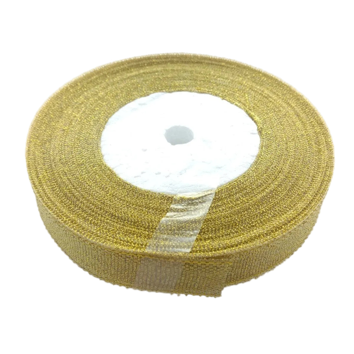 Gold 15mm Metallic Ribbon 22m