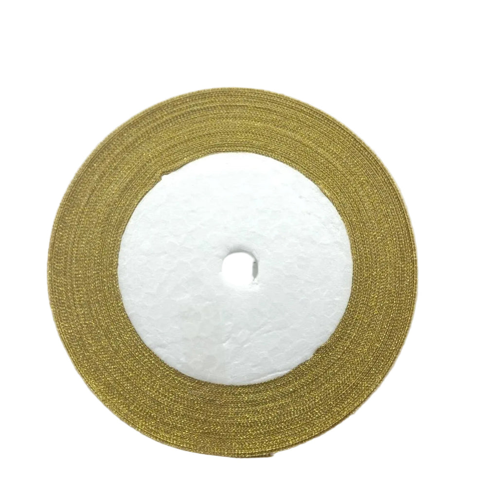 Gold 6mm Ribbon 22m Wedding Christmas Decoration
