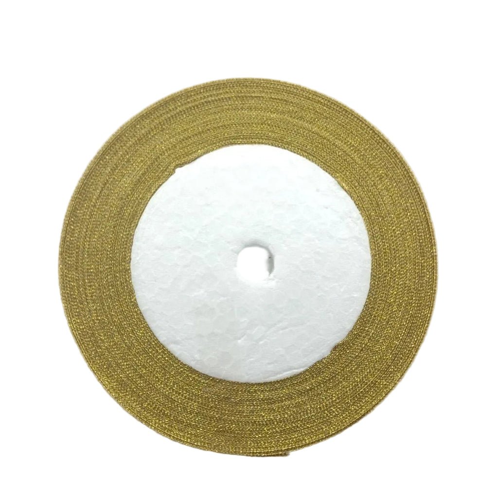 Gold 6mm Ribbon 22m Wedding Christmas Decoration