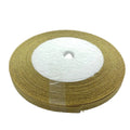 Gold 6mm Ribbon 22m Wedding Christmas Decoration