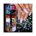 Holographic Butterflies Nail Paillette Sequins Flakes