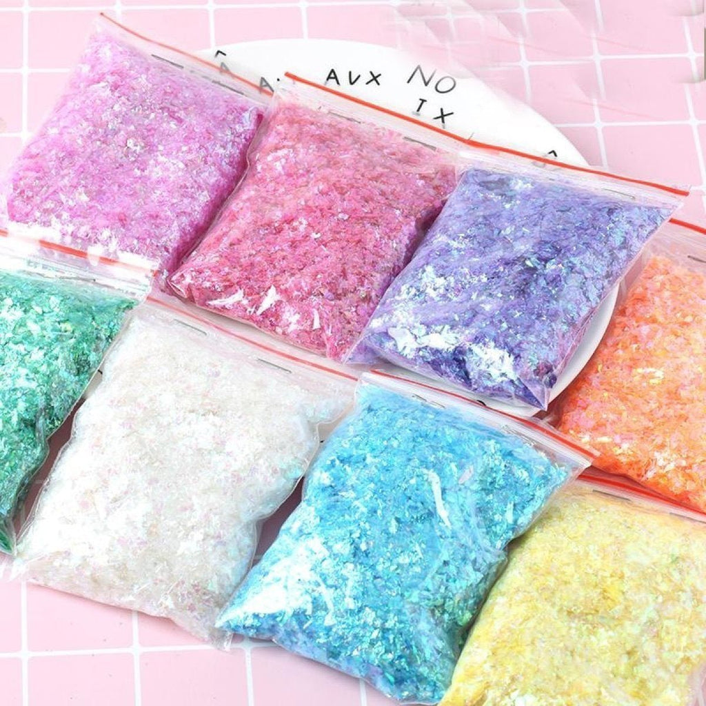 Holographic Nail Flake Glitter 6-20mm DIY Sequin