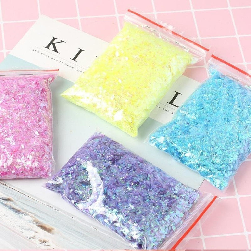 Holographic Nail Flake Glitter 6-20mm DIY Sequin