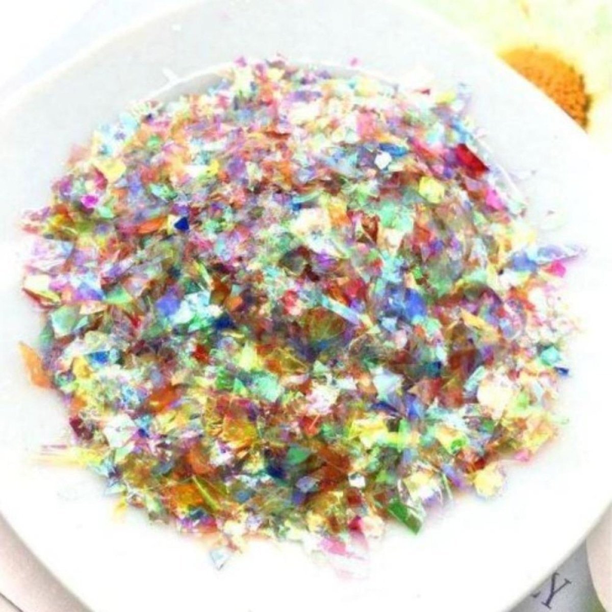 Holographic Nail Flake Glitter 6-20mm DIY Sequin – Multicolour
