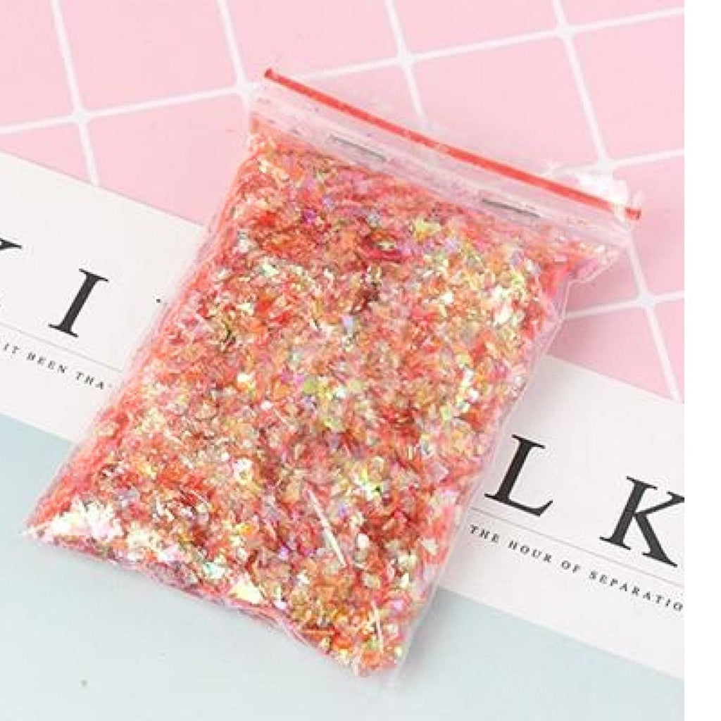 Holographic Nail Flake Glitter 6-20mm DIY Sequin