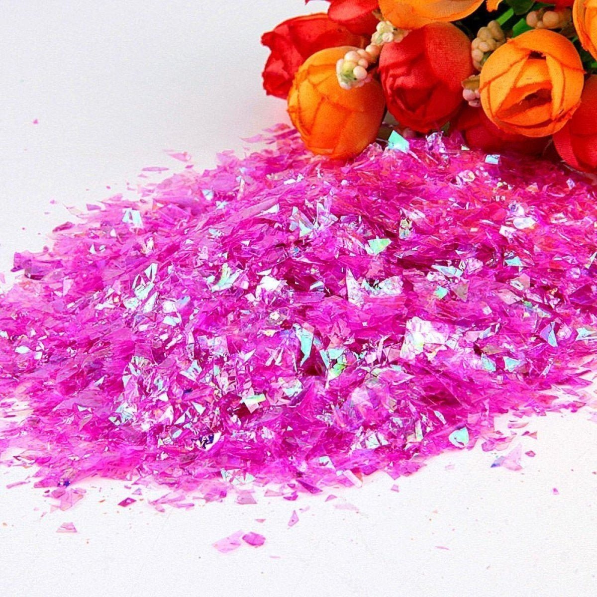 Holographic Nail Flake Glitter 6-20mm DIY Sequin