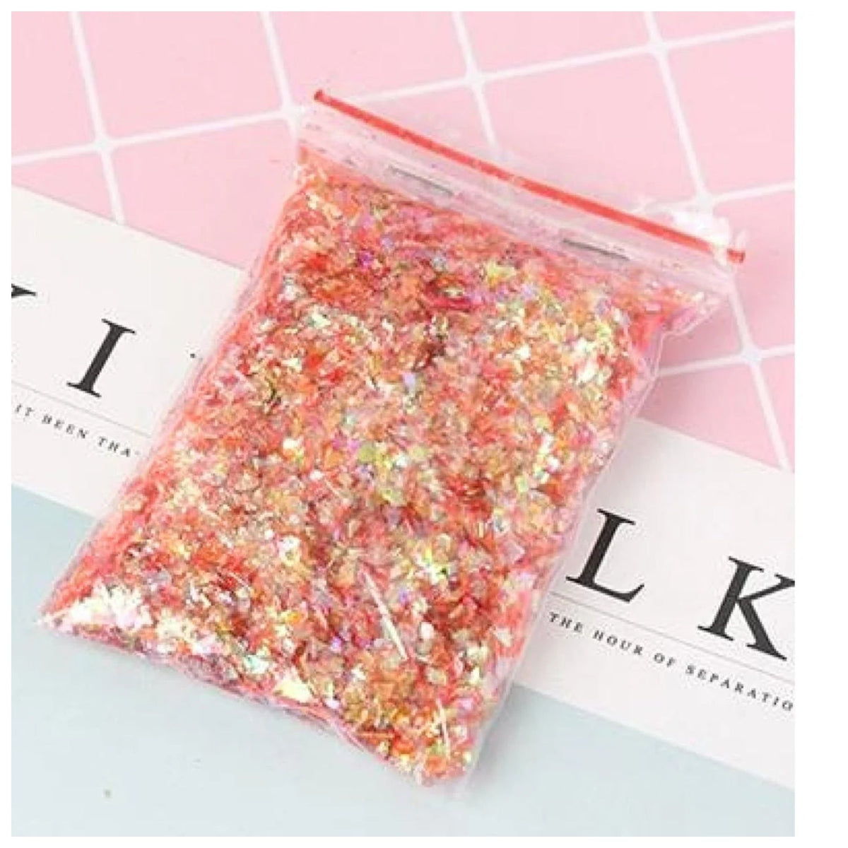 Holographic Nail Decoration Flakes 3D Set