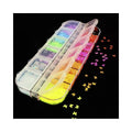 Holographic Neon Butterflies Nail Sequins – 1 Box