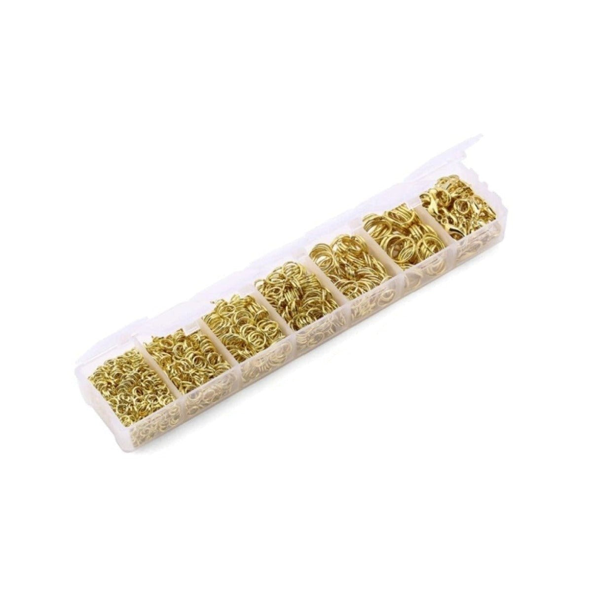 Alloy Jewellery Making Kit with Jump Rings & Lobster Clasps – Gold