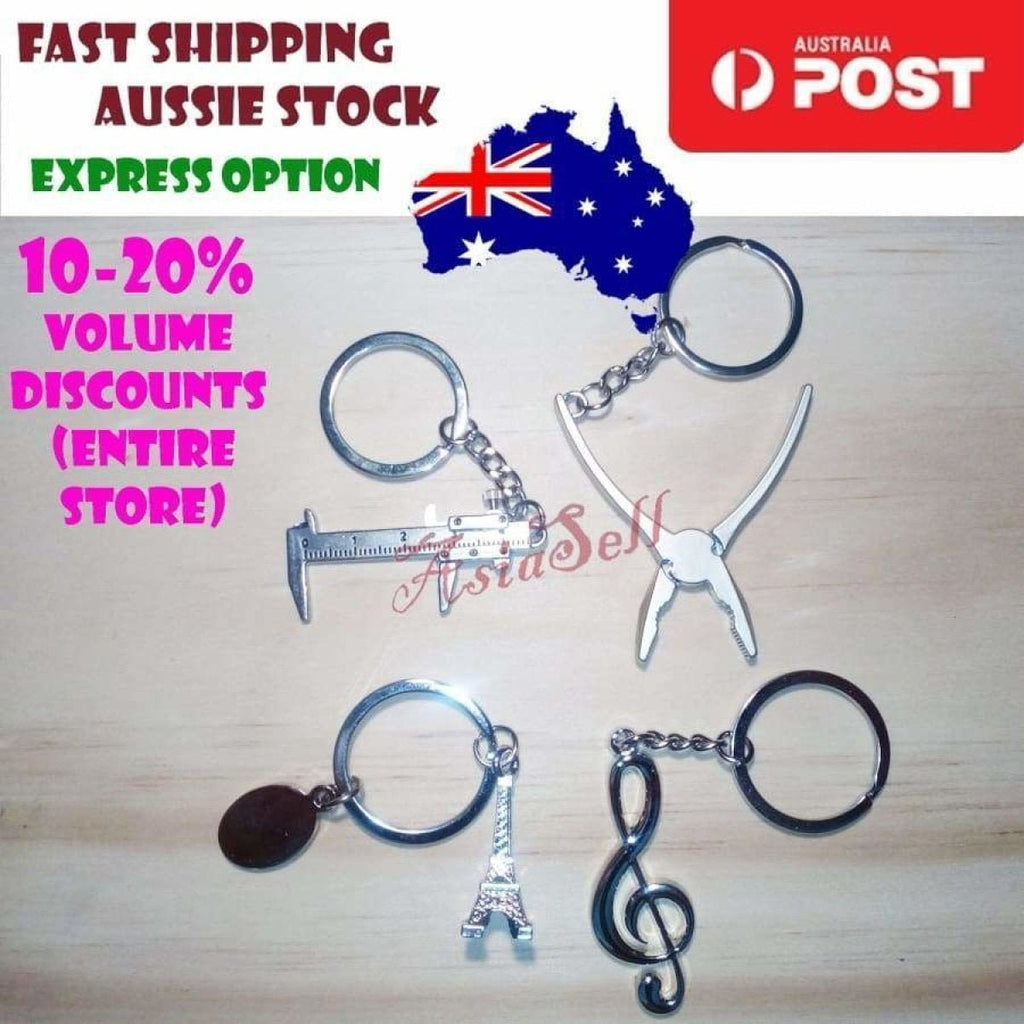 Eiffel Tower Music Calipers Pliers Keyring
