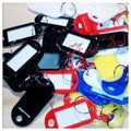 Plastic Key Tags Ring Name Card Phone Number Labels – 10pcs, 20pcs, 50pcs, 100pcs, 200pcs, 300pcs