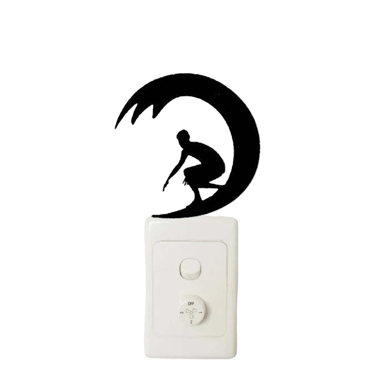 Light Switch Wall Sticker – Surfing Ballet Yoga Kids Balloons – Surfing
