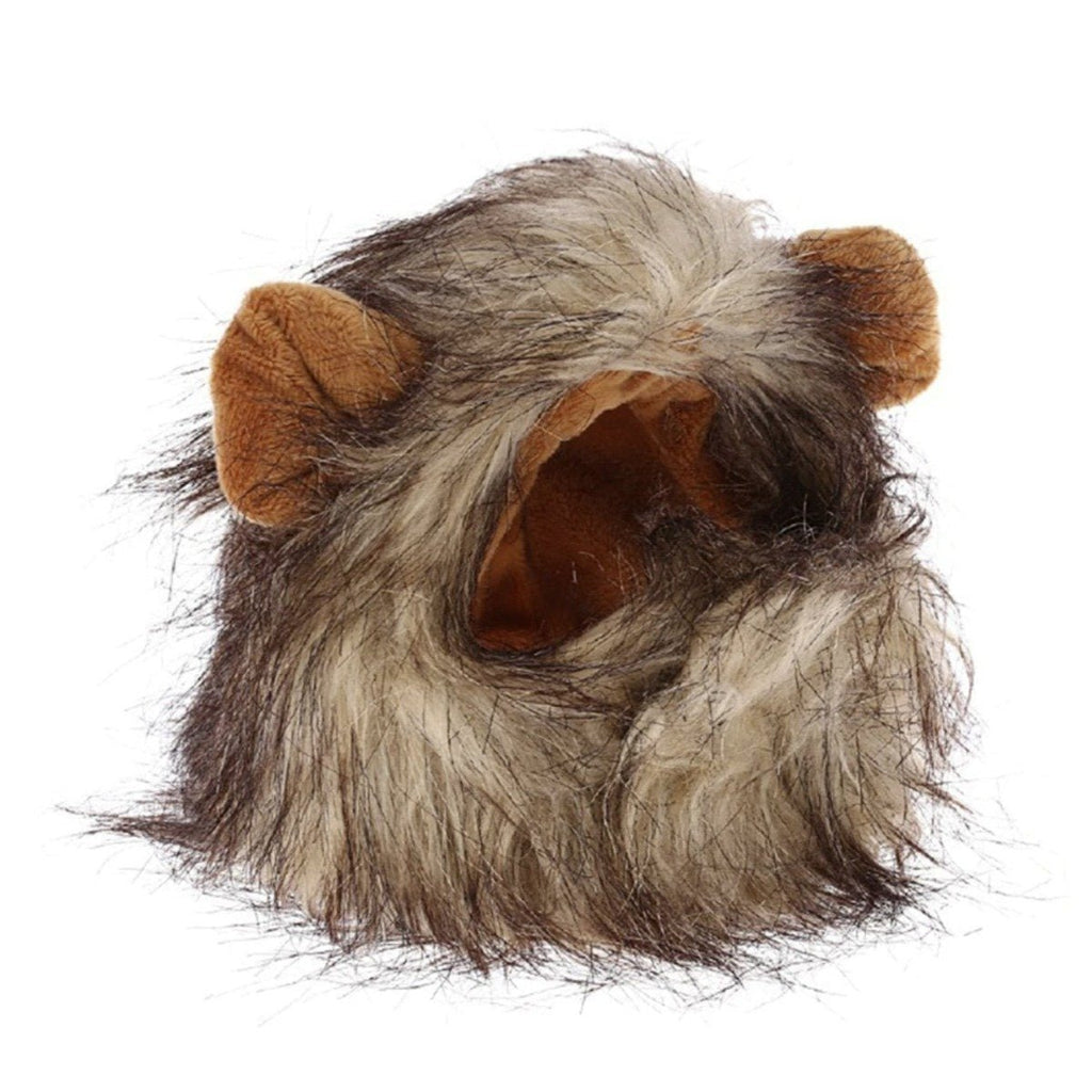 Lion Mane Costume for Cat Dog Clothes Funny Hat Fancy Dress Small
