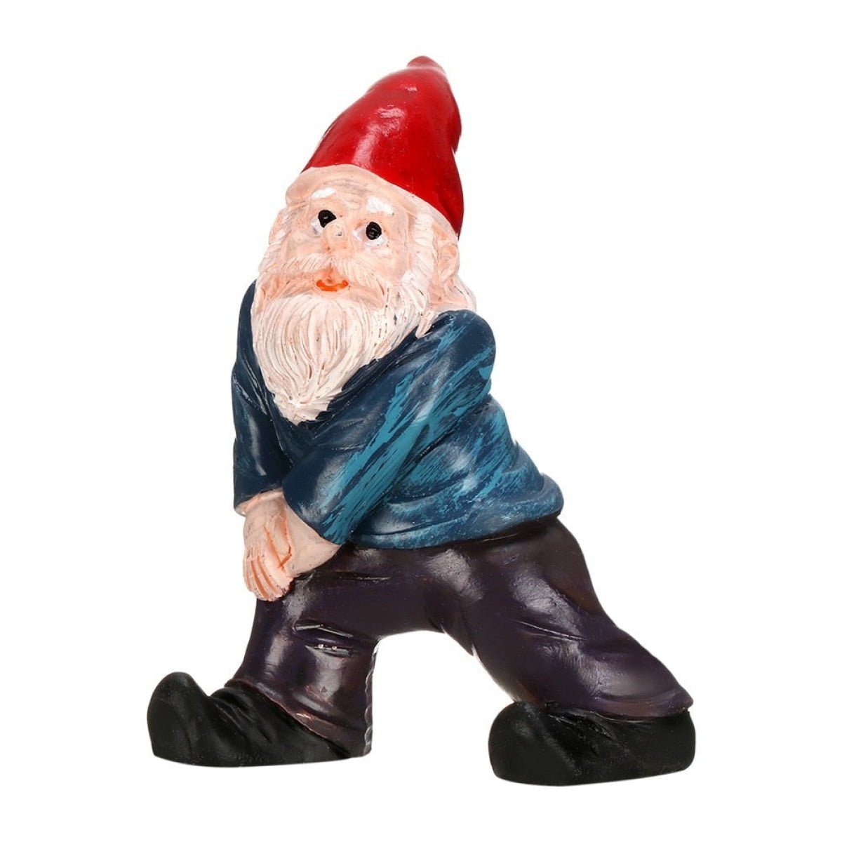 Mini Drunk Elf Garden Dwarf Figurine Set – Hip Stretch Gnome