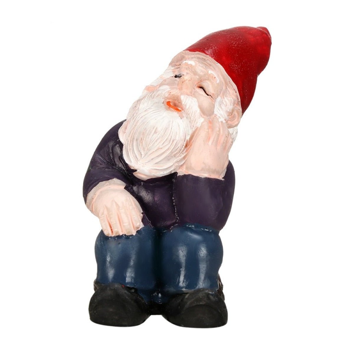 Mini Drunk Elf Garden Dwarf Figurine Set – Resting Gnome