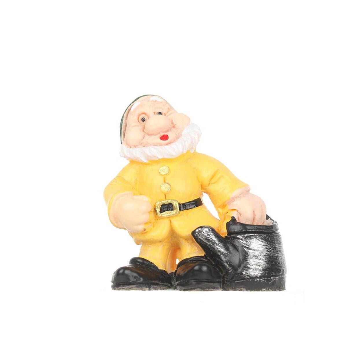 Mini Drunk Elf Garden Dwarf Figurine Set – Yellow Gnome
